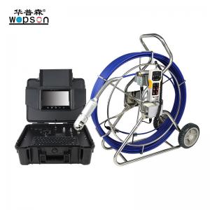 underground video inspection camera with 360 degree rotation camera
