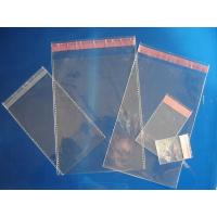 China Clear Plain Header Self Adhesive OPP Bags / OPP Header Bag / OPP Cellophone Gift Bag on sale