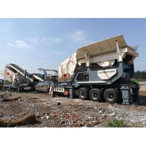 Wheel Mounted Mobile Crusher Plant 200t/H Portable Stone Crusher Machine