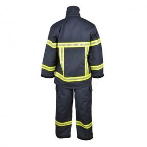 China Durable Fire Retardant Suit , Dark Color Flame Resistant Insulated Coveralls supplier