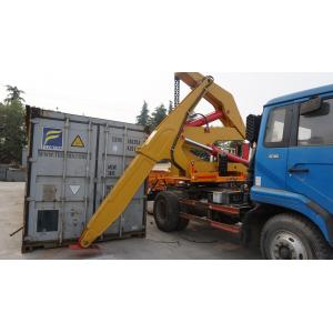 China TITAN side loader forklift load and off-load a 40 foot container side load box loader trailer supplier