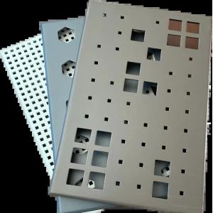 Indoor Perforated Aluminum Sheets 0.5mm-10mm Thickness Corrosion Resistant