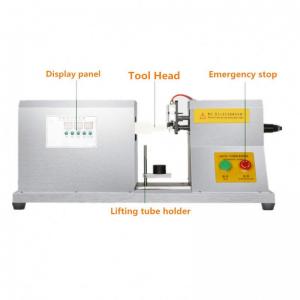 China Tabletop Ultrasonic Cutting And Sealing Machine , Cosmetic Tube Sealer With Date Printer supplier