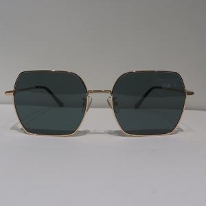 Green Retro Square Polarized Acetate Sunglasses PC Anti Glare Coating