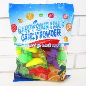 China Candy powder Sour Powder Candy With Fruit Shape Packed In Bag Yummy And Lovely supplier
