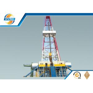 China Electrical Onshore Steel Oil Drilling Rig  , Oil Well Drilling Equipment Skid Mounted supplier