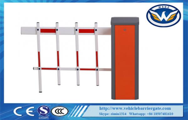 Speed Adjustable 1.5sec To 6sec Vehicle Access Control Gates With Two Fence Arm