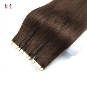100% Remy Human Hair Straight Wave Hair Tape Hair Extensions For Women