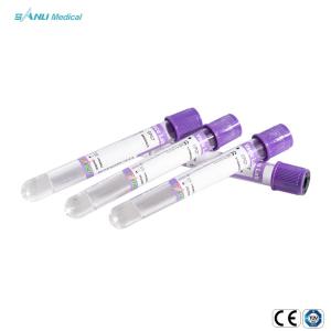 China CE ISO Medical EPGT Tube Vacuum Blood Test Collection Tube With Lavender Top supplier