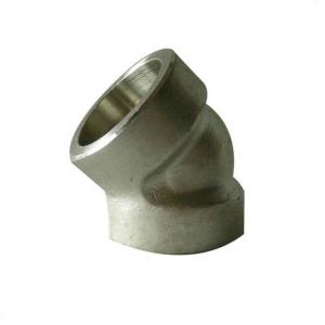 China Ansi B16.11 9000lbs Stainless Steel Forged Fittings Pipe Elbow supplier