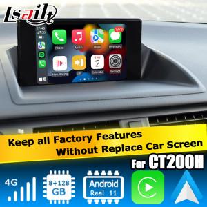 Lexus CT200h Android 11 video interface carplay android auto base on Qualcomm 8+128GB