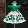 Children's Dress Clothing Kid Print Big Bow Dress Baby Girls Birthday Princess