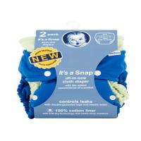 China Soft All In One Reusable Nappy , 2 Count Reusable Cloth Diapers For Babies on sale