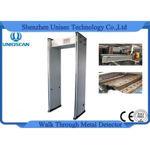 China 24 Zones Archway Walk Through Metal Detector Gate 7 Inch Lcd Display supplier