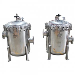 China Home Large-Diameter Stainless Steel Bag Filter Vessel Weighing 62KG with Assurance supplier