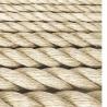 Durable Spliced Strength 3 Strand Twisted Sisal Rope In 220m Coil Length For Packing