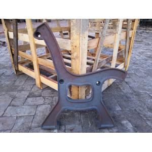 China Antique Powder Coated Cast Iron Bench Ends And Steel Garden Bench Seat supplier