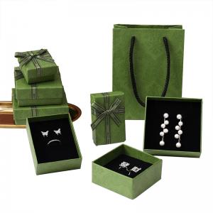 China SGS Small Batch Jewelry Packing Box Personalised green color supplier