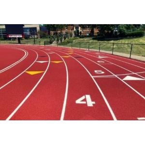 ISO Athletic Running Track Installation Multipurpose Anti Skid