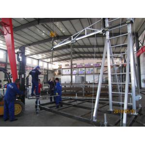 China OEM ODM Cold Pressed Mobile Tower Scaffold / Mobile Aluminium Scaffolding Tower supplier