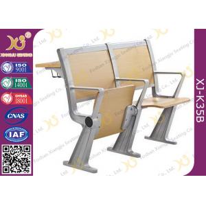 China Folded Lecture Hall Seating With Desk , School Furniture Lecture Room Chairs supplier