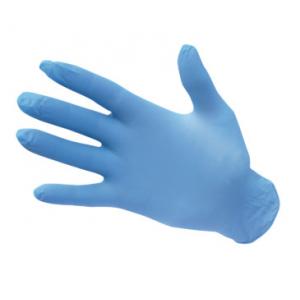 Disposable Exam Nitrile Rubber Gloves , Nitrile Work Gloves Punctures Resistant