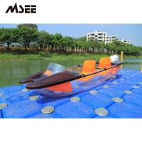 China Accessories Free Transparent Canoe Kayak Paddle Polycarbonate Glass Boat for sale
