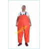 FQY1902 Orange PVC Safty Chest/ Waist Protective Working Fishery Men Pants