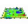 China Earth - Friendly Combined Inflatable Amusement Park With Slide And Water Pool wholesale