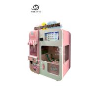 China Acrylic Robot Cotton Candy Vending Machine 100-260V Electric Sugar Candy Machine on sale