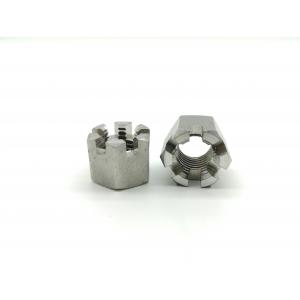 China Stainless Steel Hexagon Slotted Nut Cotter Pins DIN 935 Castle Nuts supplier