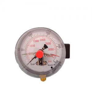 China 6'' 15cm 3800psi Stainless Steel Electric Contact Pressure Gauges 3/8 NPT supplier