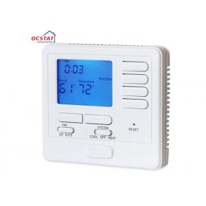 China Gas Configurable heat pump thermostat Programmable , Digital Air conditioner Thermostat supplier