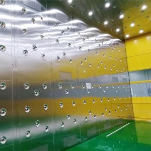 3 Sides Auto Blowing 36 Nozzles Air Shower Tunnel PVC Rolling Door
