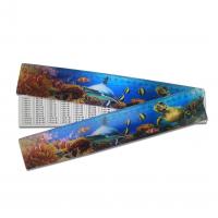 Ocean Creature 4.5 x 21cm 3D Ruler Lenticular Printing Services For Kid Gifts