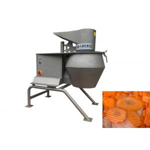 Automatic Vegetable Fruit Washing Machine Multi Function Potato Crinkle Cutter Machine