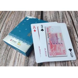 China Custom plastic playing cards 100% 0.32mm PVC poker cards with glod stamp supplier