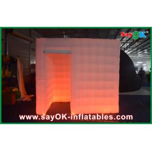 Inflatable Photo Booth Enclosure Orange Attractive Inflatable Photo Booth Portable Air Inflatable Tent For Festival