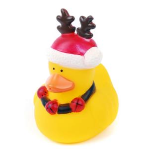 China Festival Gift Christmas Rubber Duck Floating Personalised Rubber Bath Ducks supplier