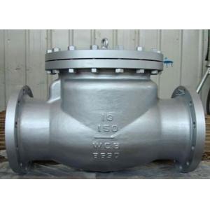 China Stable Performance Cast Check Valve , CS and SS Swing Check Valve supplier