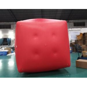 Military Inflatable Swim Buoys Gunnery Practice Square Shaped Red Color