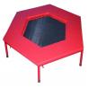 China Gymnastics hexagon indoor first trampoline Equipment-Children Hexagonal Trampoline wholesale