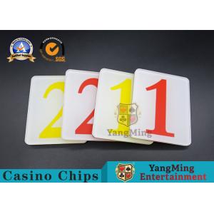 8mm Thickness Casino Game Accessories Number 1.2 Combination Cover Plate