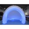 China Colorful LED Light Giant Inflatable Igloo Dome Tent With Tunnel Entrance wholesale