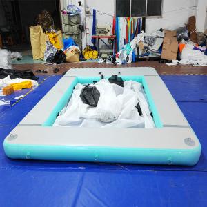 China Portable Outdoor DWF Inflatable Ocean Pool Sea Swimming Pool Floating Water Platform supplier