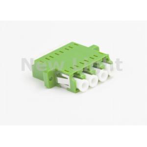 China LC APC 4 Port Fiber Optic Coupler / LC TO LC Fiber Adapter With Standard Flange supplier