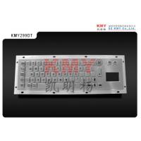 China IP65 Kiosk Metal Keyboard 1.4KGS 330x100mm Steel Mechanical Keyboard on sale