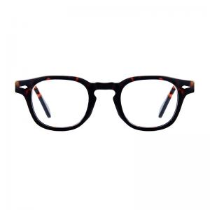 Tortoiseshell Round Acetate Glasses Frame With Optical Frame