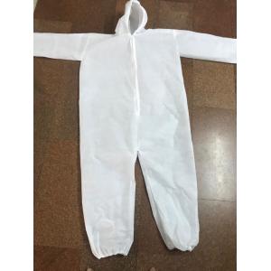 China Os anti macacões descartáveis impermeáveis estáticos, escolhem o terno completo da proteção do corpo do uso supplier