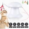 China ABS Material Cat Laser Toy Interactive 2 In 1 Automatic With Moving Feather wholesale